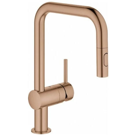 GROHE Mitigeur D'évier Minta 32322 U-sortie Douche De Rinçage Or Rose Vif Geb. 3 GROHE Mitigeur D'évier Minta 32322 U-sortie Douche De Rinçage Or Rose Vif Geb.