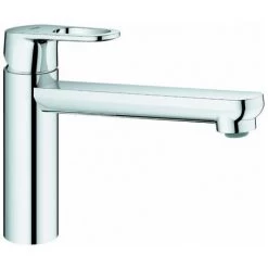 GROHE Mitigeur D'évier BAUFLOW DN 15 1L-Mont. Moyen Haut Sortie Chromé