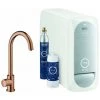 GROHE Kit De Démarrage Mélangeur D'évier BLUE HOME Kit 31498 Bluetooth/WIFI C-sortie Or Rose Vif