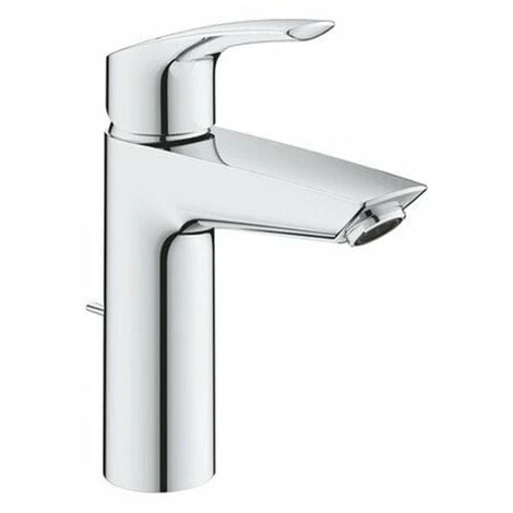 Grohe Eurosmart Mélangeur Lavabo Msize Monotrou Poignée Métal Silkmove Starlight Ecojoy Avec Limiteur De Température Vidange Automatique 1 14 Fastfixation Chrome - Chroom 3 Grohe Eurosmart Mélangeur Lavabo Msize Monotrou Poignée Métal Silkmove Starlight Ecojoy Avec Limiteur De Température Vidange Automatique 1 14 Fastfixation Chrome - Chroom