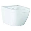 Grohe Euro Bidet Mural CŽramique, Trop-plein, 1 Trou Pour Robinet, Montage Mural, Kit De Fixation