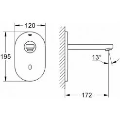 GROHE Dispositif Électronique Infrarouge Pour Lavabo Euroeco CE 36273000 (Import Allemagne) -GROHE Soldes 49969044 2