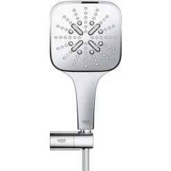Grohe Rainshower Smartactive 130 Cube Douchette à Main Avec Support Mural + Flexible 1,5m, Chrome (26588000) -GROHE Soldes 51273739 2