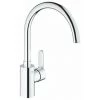 Grohe Eurostyle Mitigeur De Cuisine Cosmopolitan Bec Pivotant Monocommande Chromé - Chrome