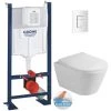 Grohe Pack WC Bâti Autoportant + WC Sans Bride Lucco Avva + Abattant Softclose + Plaque Blanche (ProjectAvva-4) 1 Grohe Pack WC Bâti Autoportant + WC Sans Bride Lucco Avva + Abattant Softclose + Plaque Blanche (ProjectAvva-4) -GROHE Soldes 52477157 1