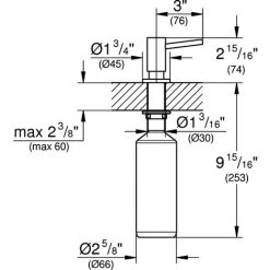 GROHE Distributeur De Détergent Pour Les Savons Liquides COSMOPOLITAN 40535DA0 -GROHE Soldes 52487909 4