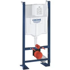 Grohe Pack WC Bâti-support Autoportant + WC Sans Bride Lucco Avva + Abattant Softclose + Plaque Blanche (ProjectAvva-3) -GROHE Soldes 52735481 2