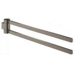 Grohe Selection Porte-serviette 2 Bras 40cm Rotatif Brushed Hard Graphite - Brushed Hard Graphite -GROHE Soldes 54677878 4