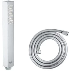 GROHE Douchette 1 Jet Vitalio Joy Cube Stick Chromé Avec Flexible 175