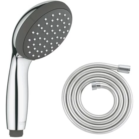 GROHE Douchette 1 Jet Vitalio Start 100 Chromé Avec Flexible 200 3 GROHE Douchette 1 Jet Vitalio Start 100 Chromé Avec Flexible 200