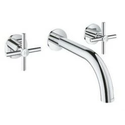 Atrio New Mitigeur Lavabo Mural Taille S Poignée Croisée - GROHE