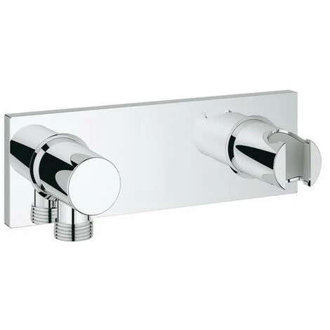 Support Raccord Coude Plaque Grohetherm-F Chrome - GROHE 3 Support Raccord Coude Plaque Grohetherm-F Chrome - GROHE