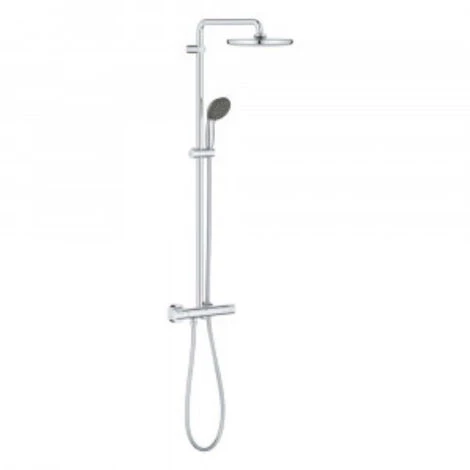 GROHE Colonne De Douche Avec Mitigeur Thermostatique Vitalio Start System 250 Avec Nettoyant GrohClean 4 GROHE Colonne De Douche Avec Mitigeur Thermostatique Vitalio Start System 250 Avec Nettoyant GrohClean – Image 2