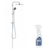 GROHE Ensemble De Douche Avec Inverseur Vitalio Start 250 Chrome Avec Nettoyant GrohClean -GROHE Soldes 55021482 1