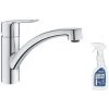 GROHE Mitigeur Cuisine Monocommande Start Bec Bas Chrome Avec Nettoyant GrohClean -GROHE Soldes 55152081 1