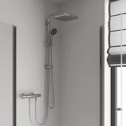 GROHE Colonne De Douche Vitalio Start System Avec Inverseur Manuel 250 Avec Nettoyant GrohClean -GROHE Soldes 55152093 3
