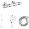 GROHE Mitigeur De Douche Precision Feel Avec Douchette 3jets Vitalio Smartactive 150, Barre De Douche Et Flexible 175cm -GROHE Soldes 55494765 1