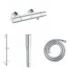 GROHE Mitigeur De Douche Precision Trend Avec Douchette 1jet Vitalio Get Stick, Barre De Douche Et Flexible 175cm -GROHE Soldes 55494766 1