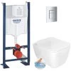 Grohe Pack WC Rapid SL Autoportant + WC Sans Bride Havana Avec Fixations Invisibles + Abattant Softclose + Plaque Chrome Mat 1 Grohe Pack WC Rapid SL Autoportant + WC Sans Bride Havana Avec Fixations Invisibles + Abattant Softclose + Plaque Chrome Mat -GROHE Soldes 55561842 1