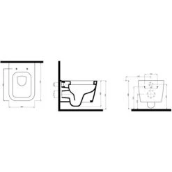 Grohe Pack WC Rapid SL Autoportant + WC Sans Bride Havana Avec Fixations Invisibles + Abattant Softclose + Plaque Chrome Mat 11 Grohe Pack WC Rapid SL Autoportant + WC Sans Bride Havana Avec Fixations Invisibles + Abattant Softclose + Plaque Chrome Mat -GROHE Soldes 55561842 5