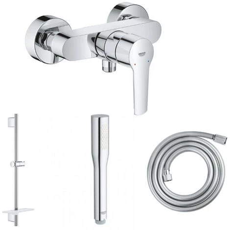 GROHE Mitigeur De Douche Start 2021 Monocommande Avec Douchette 1jet Vitalio Get Stick, Barre De Douche Et Flexible 175cm 3 GROHE Mitigeur De Douche Start 2021 Monocommande Avec Douchette 1jet Vitalio Get Stick, Barre De Douche Et Flexible 175cm