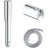 GROHE Douchette 1 Jet Vitalio Get Stick Chromé Avec Flexible 175 Et Support Rond