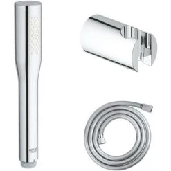 GROHE Douchette 1 Jet Vitalio Get Stick Chromé Avec Flexible 175 Et Support Rond