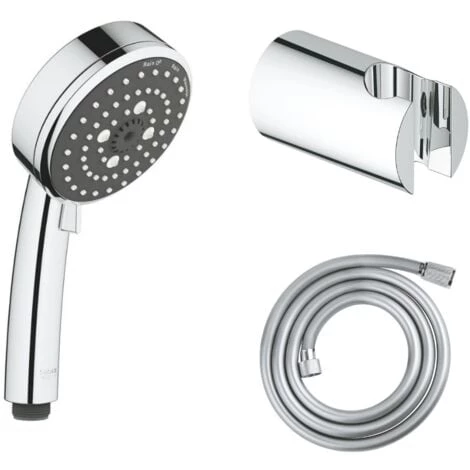 GROHE Douchette Vitalio Start 100 Chromé Avec Flexible Twistfree VitalioFlex Comfort 1750 Chromé Et Support Mural Tempesta Cosmopolitan Chromé 3 GROHE Douchette Vitalio Start 100 Chromé Avec Flexible Twistfree VitalioFlex Comfort 1750 Chromé Et Support Mural Tempesta Cosmopolitan Chromé