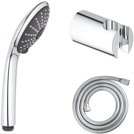 GROHE Douchette Vitalio Joy 100 Avec Flexible Twistfree VitalioFlex Comfort 1750 Chromé Et Support Mural Tempesta Cosmopolitan Chromé 3 GROHE Douchette Vitalio Joy 100 Avec Flexible Twistfree VitalioFlex Comfort 1750 Chromé Et Support Mural Tempesta Cosmopolitan Chromé