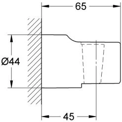 GROHE Support Mural Pour Douchette RELEXA Chromé 28622000 -GROHE Soldes 56415255 2