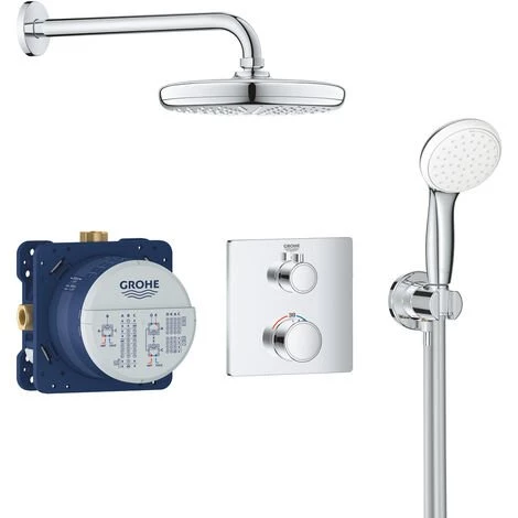 GROHE Set De Douche Avec Tempesta 210 GROTHERM Chromé 34729000 3 GROHE Set De Douche Avec Tempesta 210 GROTHERM Chromé 34729000