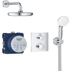 GROHE Set De Douche Avec Tempesta 210 GROTHERM Chromé 34729000 7 GROHE Set De Douche Avec Tempesta 210 GROTHERM Chromé 34729000 -GROHE Soldes 56415292 2