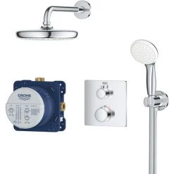 GROHE Set De Douche Avec Tempesta 210 GROTHERM Chromé 34729000 8 GROHE Set De Douche Avec Tempesta 210 GROTHERM Chromé 34729000 -GROHE Soldes 56415292 3