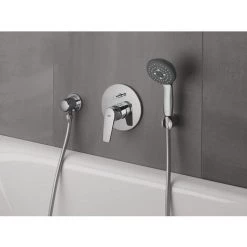 GROHE Douchette 3 Jets Vitalio Start 100 Chromé Avec Flexible 200 Et Support Rond 8 GROHE Douchette 3 Jets Vitalio Start 100 Chromé Avec Flexible 200 Et Support Rond -GROHE Soldes 56492464 2