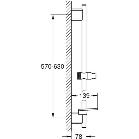 GROHE Douchette 1 Jet Vitalio Joy Cube Stick Chromé Avec Barre De Douche Et Flexible 175 4 GROHE Douchette 1 Jet Vitalio Joy Cube Stick Chromé Avec Barre De Douche Et Flexible 175 – Image 2