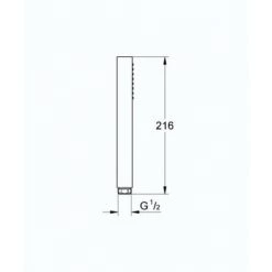 GROHE Douchette 1 Jet Vitalio Joy Cube Stick Chromé Avec Barre De Douche Et Flexible 175 9 GROHE Douchette 1 Jet Vitalio Joy Cube Stick Chromé Avec Barre De Douche Et Flexible 175 -GROHE Soldes 56697207 3