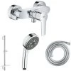 GROHE Mitigeur De Douche Start 2021 Monocommande Avec Douchette 3jets Vitalio Comfort, Barre De Douche Et Flexible 175cm -GROHE Soldes 56697262 1