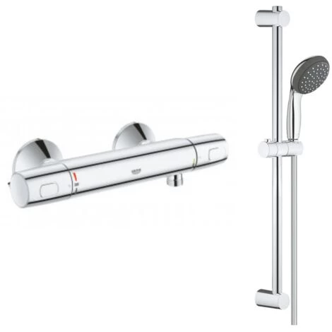 GROHE Mitigeur De Douche Precision Trend Avec Ensemble Vitalio Start 100 3 GROHE Mitigeur De Douche Precision Trend Avec Ensemble Vitalio Start 100