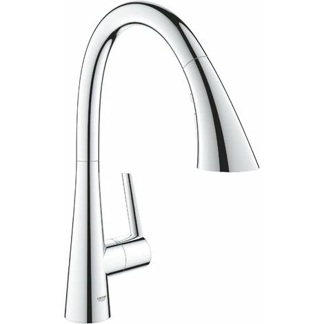 GROHE Zedra Mitigeur Monocommande Evier Douchette Extractible 3 GROHE Zedra Mitigeur Monocommande Evier Douchette Extractible