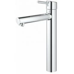 Grohe Concetto Mélangeur Lavabo 1 Trou Taille Xl Avec Corps Lisse Chrome - Chrome -GROHE Soldes 57299780 3