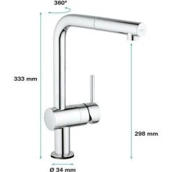 GROHE - Mitigeur Evier électronique -GROHE Soldes 57868620 3