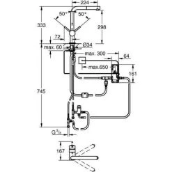 GROHE - Mitigeur Evier électronique -GROHE Soldes 57868620 5