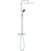 GROHE Colonne De Douche Avec Mitigeur Thermostatique Vitalio Start 250, Douche Apparente, Tete De Douche 250mm, 26696000 -GROHE Soldes 57869275 1