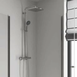 GROHE Colonne De Douche Avec Mitigeur Thermostatique Vitalio Start 250, Douche Apparente, Tete De Douche 250mm, 26696000 8 GROHE Colonne De Douche Avec Mitigeur Thermostatique Vitalio Start 250, Douche Apparente, Tete De Douche 250mm, 26696000 -GROHE Soldes 57869275 2