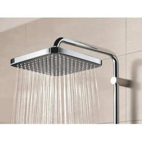 GROHE Colonne De Douche Avec Mitigeur Thermostatique Vitalio Start 250, Douche Apparente, Tete De Douche 250mm, 26696000 6 GROHE Colonne De Douche Avec Mitigeur Thermostatique Vitalio Start 250, Douche Apparente, Tete De Douche 250mm, 26696000 – Image 4