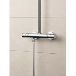 GROHE Colonne De Douche Avec Mitigeur Thermostatique Vitalio Start 250, Douche Apparente, Tete De Douche 250mm, 26696000 11 GROHE Colonne De Douche Avec Mitigeur Thermostatique Vitalio Start 250, Douche Apparente, Tete De Douche 250mm, 26696000 -GROHE Soldes 57869275 5