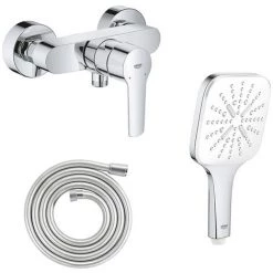 GROHE Mitigeur De Douche Start 2021 Monocommande Avec Douchette 3jets Vitalio Smartactive 130 Cube Et Flexible 200cm