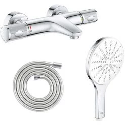 GROHE Mitigeur Bain Douche Precision Feel Avec Douchette 3jets Vitalio Smartactive 150 Et Flexible 200cm -GROHE Soldes 57899806 2