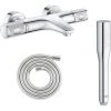 GROHE Mitigeur Bain Douche Precision Feel Avec Douchette 1jet Vitalio Feel Stick Et Flexible 200cm -GROHE Soldes 57899807 1