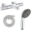 GROHE Mitigeur Bain Douche Precision Feel Avec Douchette 3jets Vitalio Start 100 Et Flexible 200cm 1 GROHE Mitigeur Bain Douche Precision Feel Avec Douchette 3jets Vitalio Start 100 Et Flexible 200cm -GROHE Soldes 57899820 1